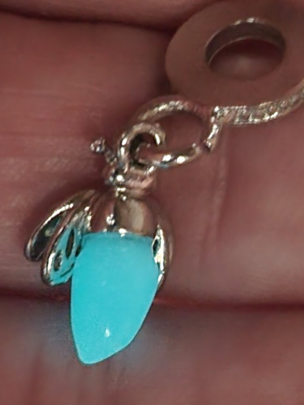 NWT Glow In The Dark Firefly Charm Dangle For Pandora Charm Bracelets Amazing!